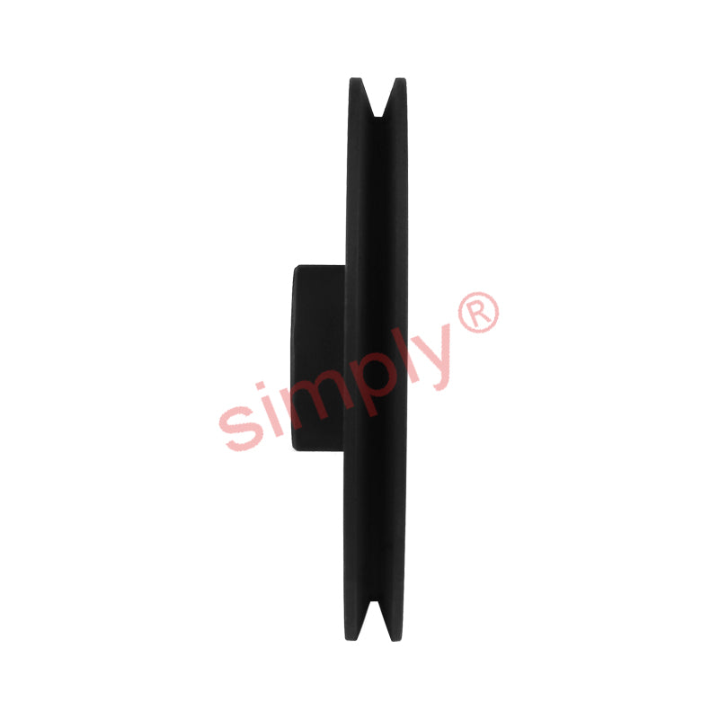 106X1SPZ 106mm Pitch Diameter SPZ Section Pulley with 1 Groove Pilot Bore