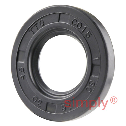 16x30x4.5mm Nitrile Rubber Single Lip Rotary Shaft Oil Seal SC / R21