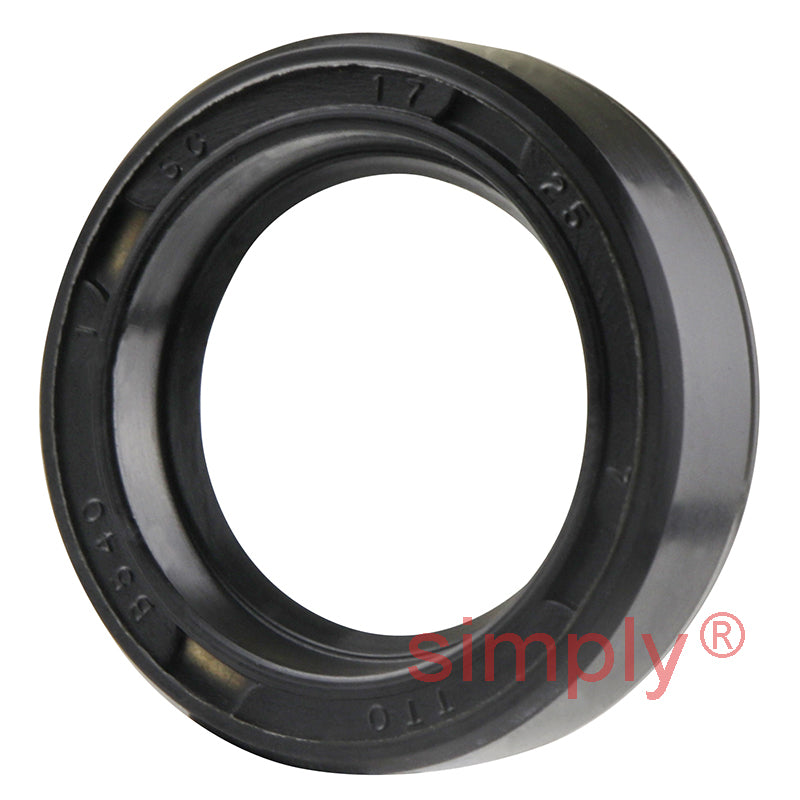 17x25x7mm Nitrile Rubber Single Lip Rotary Shaft Oil Seal with Garter Spring SC / R21
