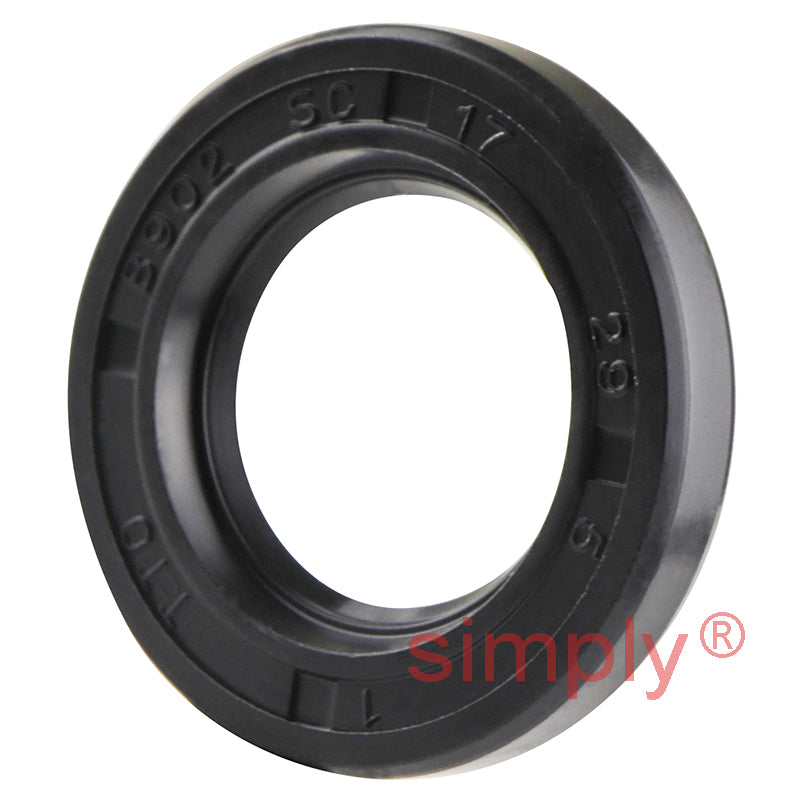 17x29x5mm Nitrile Rubber Single Lip Rotary Shaft Oil Seal SC / R21