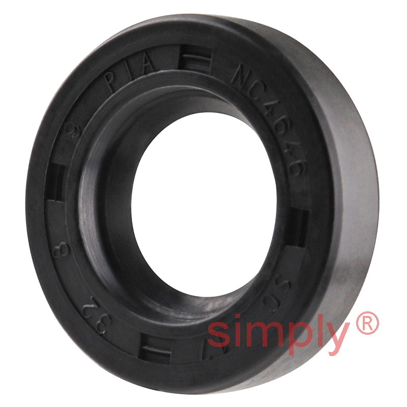 17x32x8mm Nitrile Rubber Single Lip Rotary Shaft Oil Seal with Garter Spring SC / R21