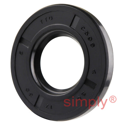 17x35x5mm Nitrile Rubber Single Lip Rotary Shaft Oil Seal SC / R21