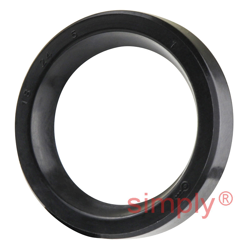 18x24x5mm Nitrile Rubber Single Lip Rotary Shaft Oil Seal R21 / SC Style