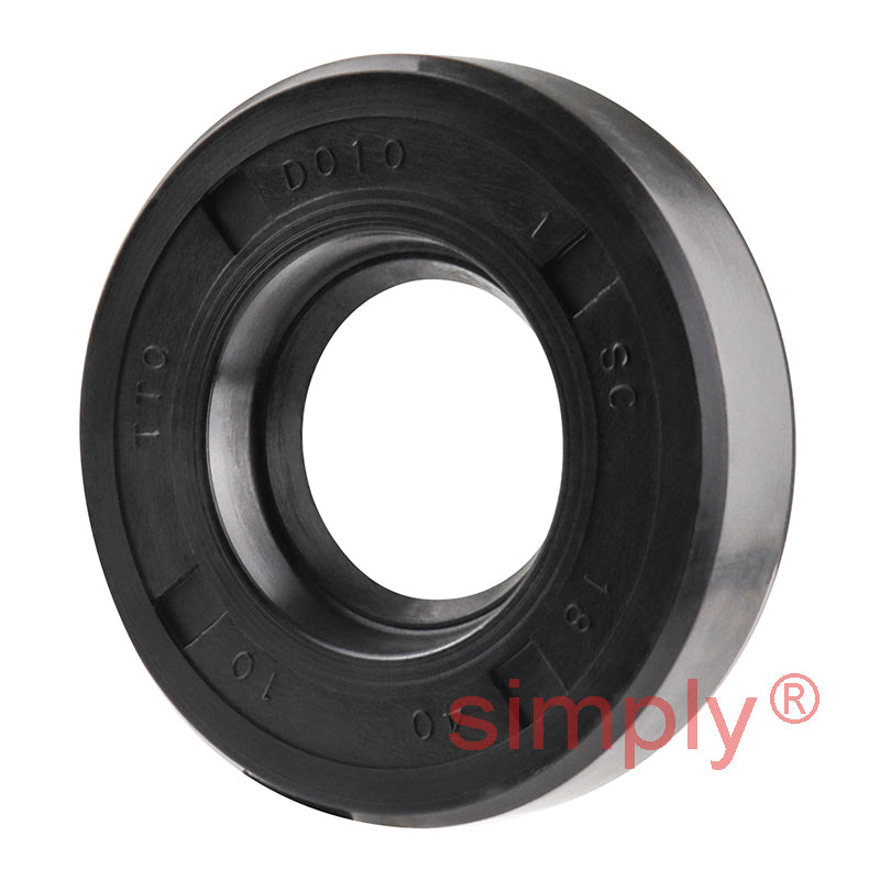 18x40x10mm Nitrile Rubber Single Lip Rotary Shaft Oil Seal with Garter Spring SC / R21