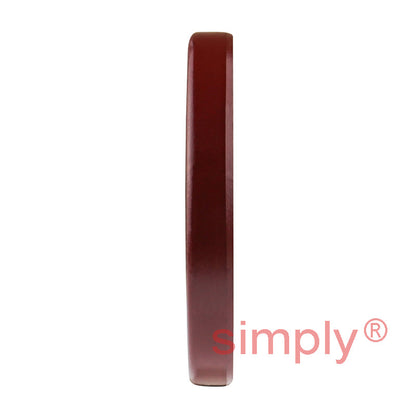 1.25x2.06x0.25 inch Metal Cased Nitrile Rubber Double Lip Rotary Shaft Oil Seal with Garter Spring R6 / TB Style