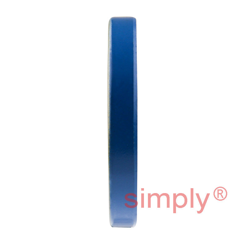 1.25x2.43x0.31 inch Metal Cased Nitrile Rubber Double Lip Rotary Shaft Oil Seal with Garter Spring R6 / TB Style