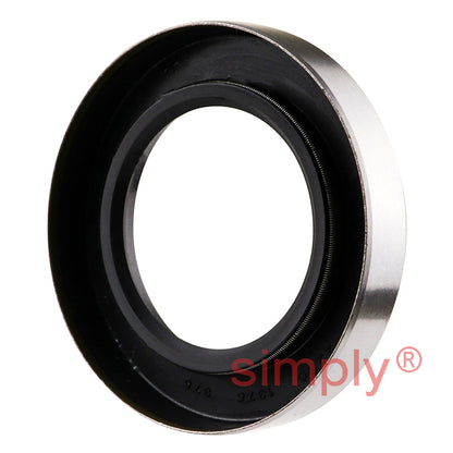 1.37x2.25x0.37 inch Metal Cased Nitrile Rubber Rotary Shaft Oil Seal R4
