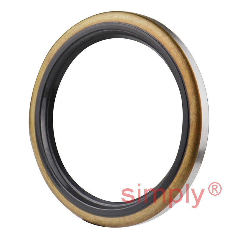 1.68x2.12x0.18 inch Metal Cased Nitrile Rubber Rotary Shaft Oil Seal with Garter Spring