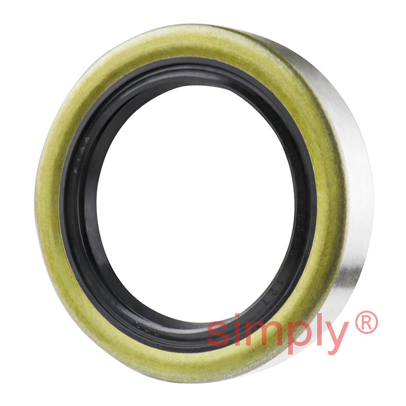 1.75x2.5x0.5 Metal Cased Nitrile Rubber Double Lip Rotary Shaft Oil Seal R6 / TB Style