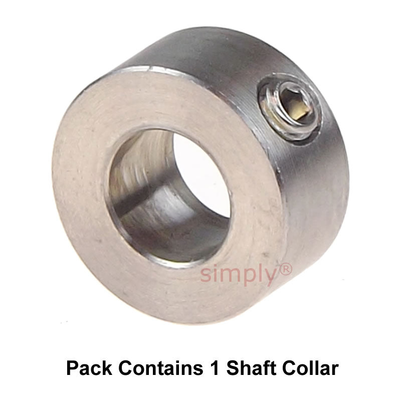 CABU10ST Stainless Steel Shaft Collar 10x20x10mm with Set Screw