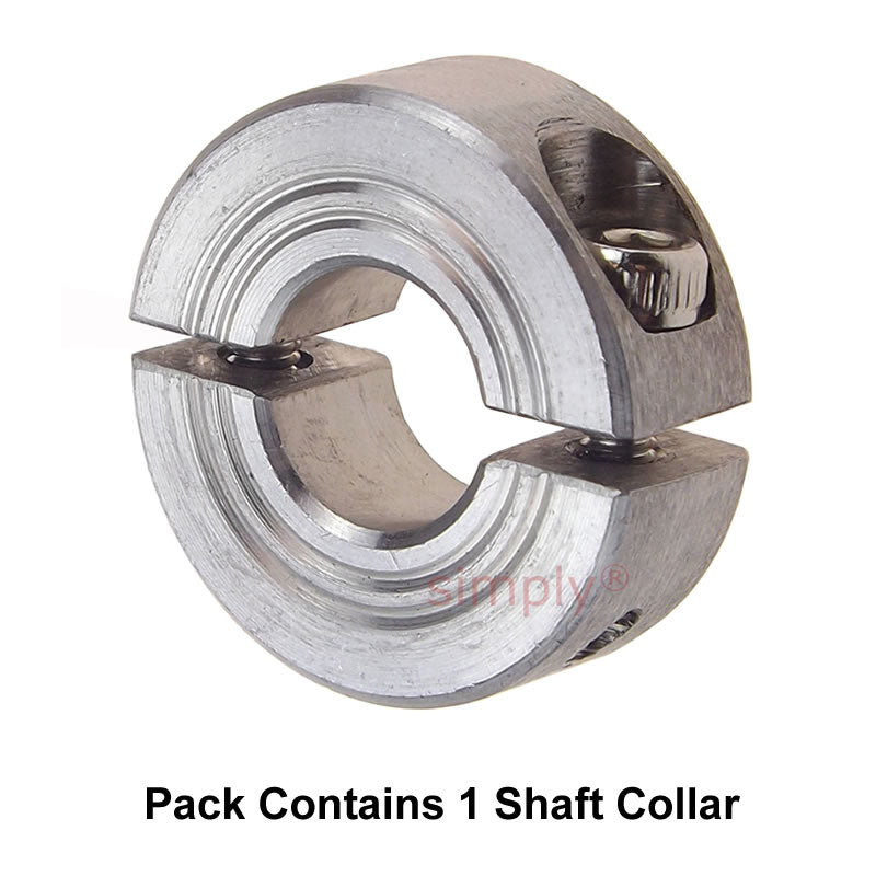 CADB14ST Stainless Steel Double Split Shaft Collar 14x30x11mm with Clamp Bolt