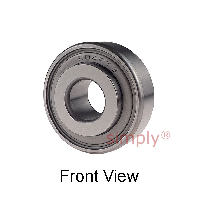 Major Brand 204PY3 Disc Opener Round Bore Bearing 0.632x1.7805x0.735 inch