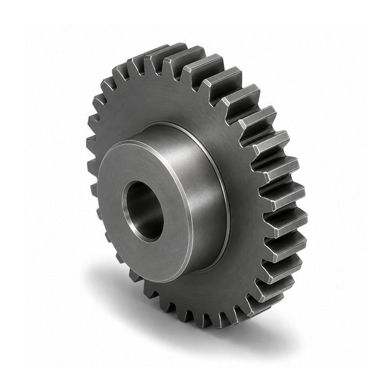 SS20DP/24B-0.375 Imperial EN8 Steel Spur Gear 24 Tooth 20 DP Bored 0.375 inch (H8)
