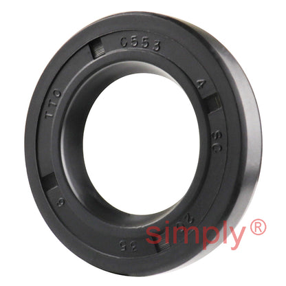 20x35x6mm Nitrile Rubber Single Lip Rotary Shaft Oil Seal with Garter Spring SC / R21