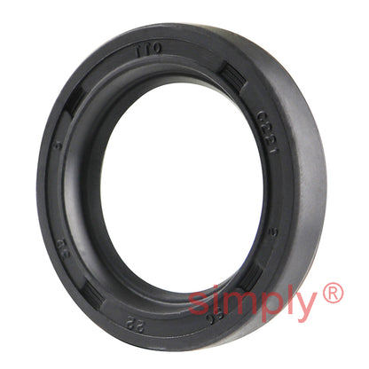 22x32x6mm Nitrile Rubber Single Lip Rotary Shaft Oil Seal with Garter Spring SC / R21