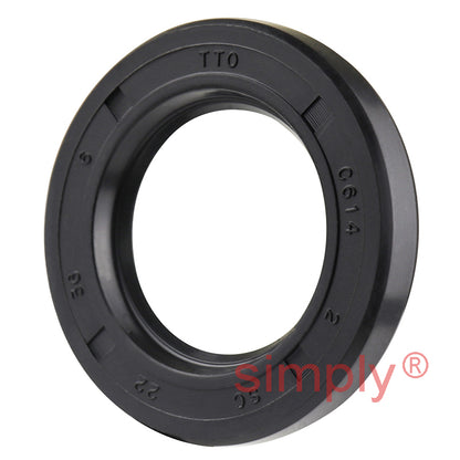 22x36x7mm Nitrile Rubber Single Lip Rotary Shaft Oil Seal with Garter Spring SC / R21