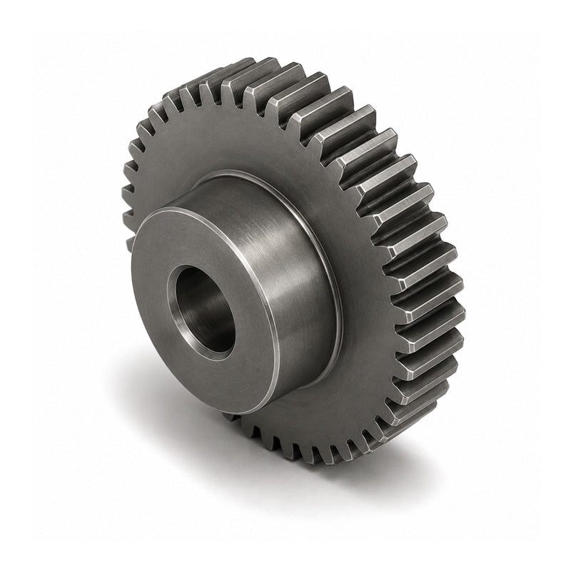 SS24DP/45B-1.875 Imperial EN8 Steel Spur Gear 45 Tooth 24 DP Bored 0.375 inch (H8)
