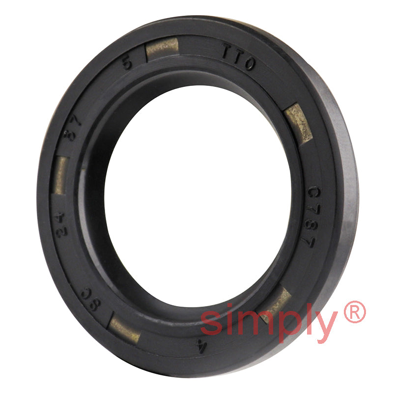 24x37x5mm Nitrile Rubber Single Lip Rotary Shaft Oil Seal SC / R21
