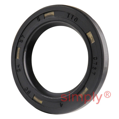24x37x5mm Nitrile Rubber Single Lip Rotary Shaft Oil Seal SC / R21