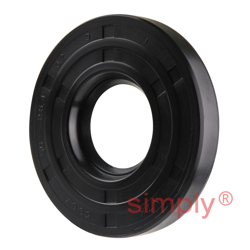 25.4x62x9mm Nitrile Rubber Single Lip Rotary Shaft Oil Seal with Garter Spring SC / R21