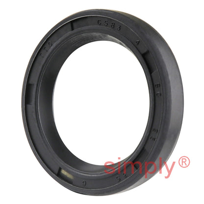 25x35x6mm Nitrile Rubber Single Lip Rotary Shaft Oil Seal with Garter Spring SC / R21
