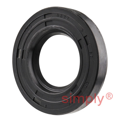 25x48x8mm Nitrile Rubber Single Lip Rotary Shaft Oil Seal with Garter Spring SC / R21