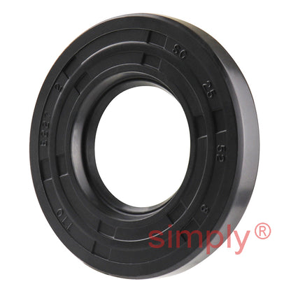 25x52x8mm Nitrile Rubber Single Lip Rotary Shaft Oil Seal with Garter Spring SC / R21