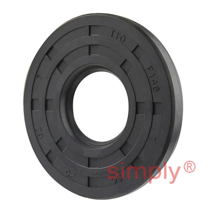 25x62x7mm Nitrile Rubber Single Lip Rotary Shaft Oil Seal with Garter Spring SC / R21