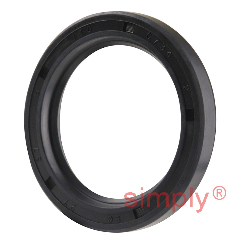 27x37x5mm Nitrile Rubber Single Lip Rotary Shaft Oil Seal SC / R21