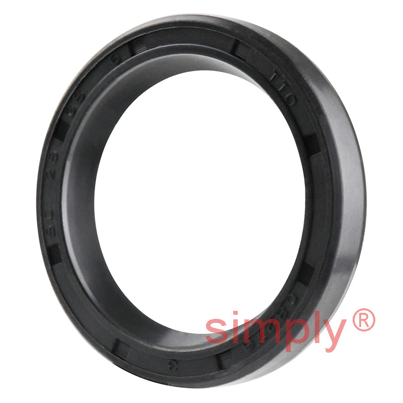 28x38x6mm Nitrile Rubber Single Lip Rotary Shaft Oil Seal with Garter Spring SC / R21