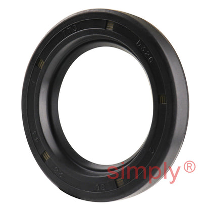 28x43x7mm Nitrile Rubber Single Lip Rotary Shaft Oil Seal with Garter Spring SC / R21