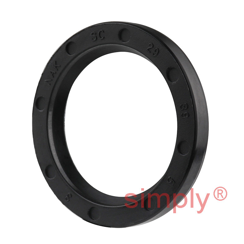 29x39x5mm Nitrile Rubber Single Lip Rotary Shaft Oil Seal SC / R21