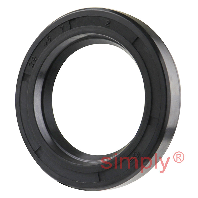 29x45x7mm Nitrile Rubber Single Lip Rotary Shaft Oil Seal with Garter Spring SC / R21