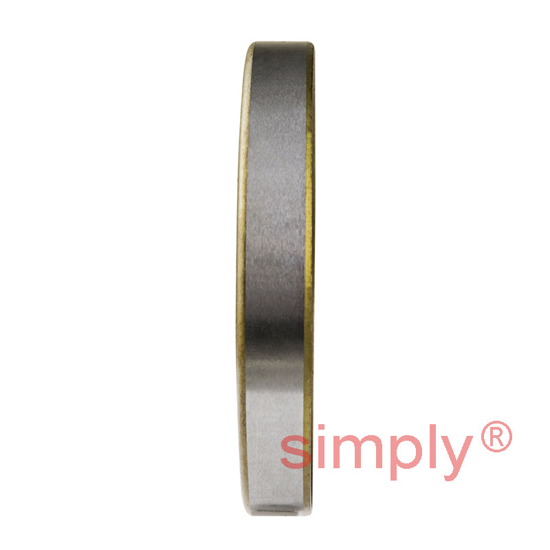 2.25x3x0.43 inch Metal Cased Nitrile Rubber Double Lip Rotary Shaft Oil Seal Garter Spring R6 / TB Style