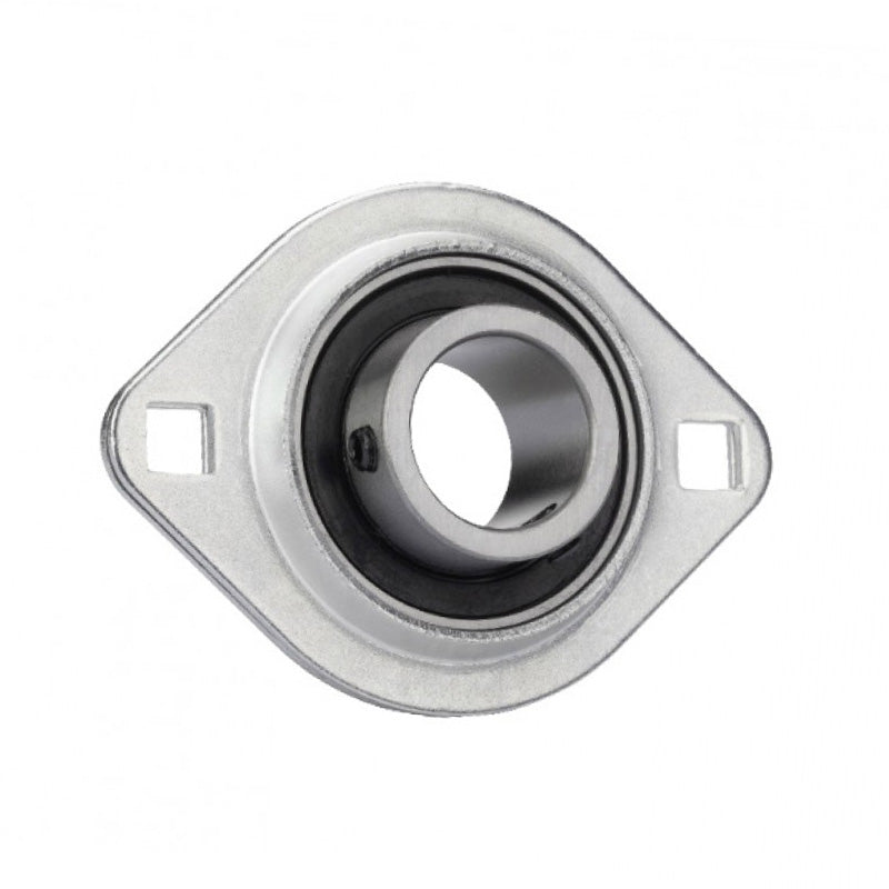 SBPFL202 Oval 2 Bolt Pressed Steel Bearing Housing with 15mm insert