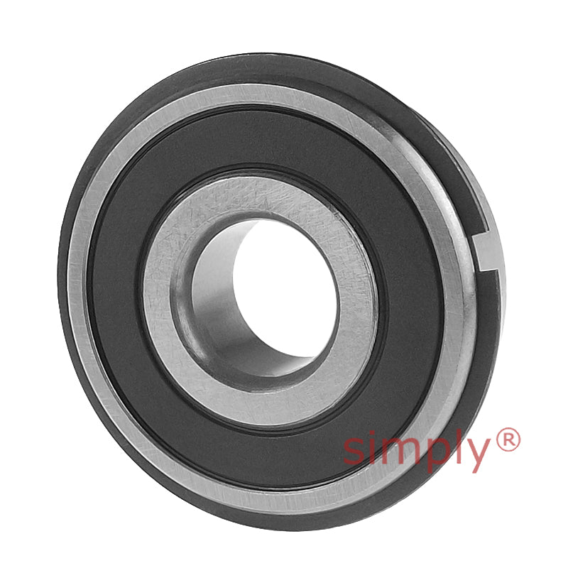 62032RSHNR Budget Rubber Sealed Deep Groove Ball Bearing with Snap Ring 17x40x12mm