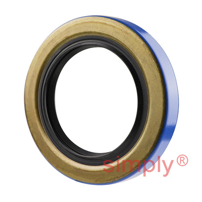 2x3.06x0.37 inch Metal Cased Nitrile Rubber Rotary Shaft Oil Seal with Garter Spring and Wiper Lip