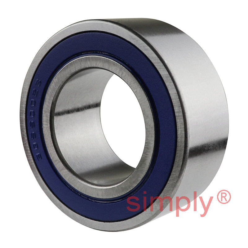 Major Brand 30BD40DF2 Rubber Sealed Air Conditioner Double Row Deep Groove Ball Bearing 30x55x23mm