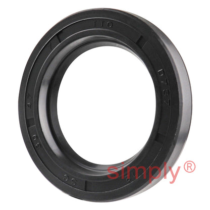 30x47x7mm Nitrile Rubber Single Lip Rotary Shaft Oil Seal with Garter Spring SC / R21