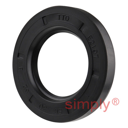 30x52x8mm Nitrile Rubber Single Lip Rotary Shaft Oil Seal with Garter Spring SC / R21