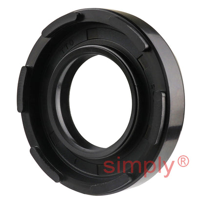 30x55x10DCY.TEF Metric Fork and Damper Nitrile Rubber Oil Seal with 2 Opposite Facing Individually Sprung Sealing Lips