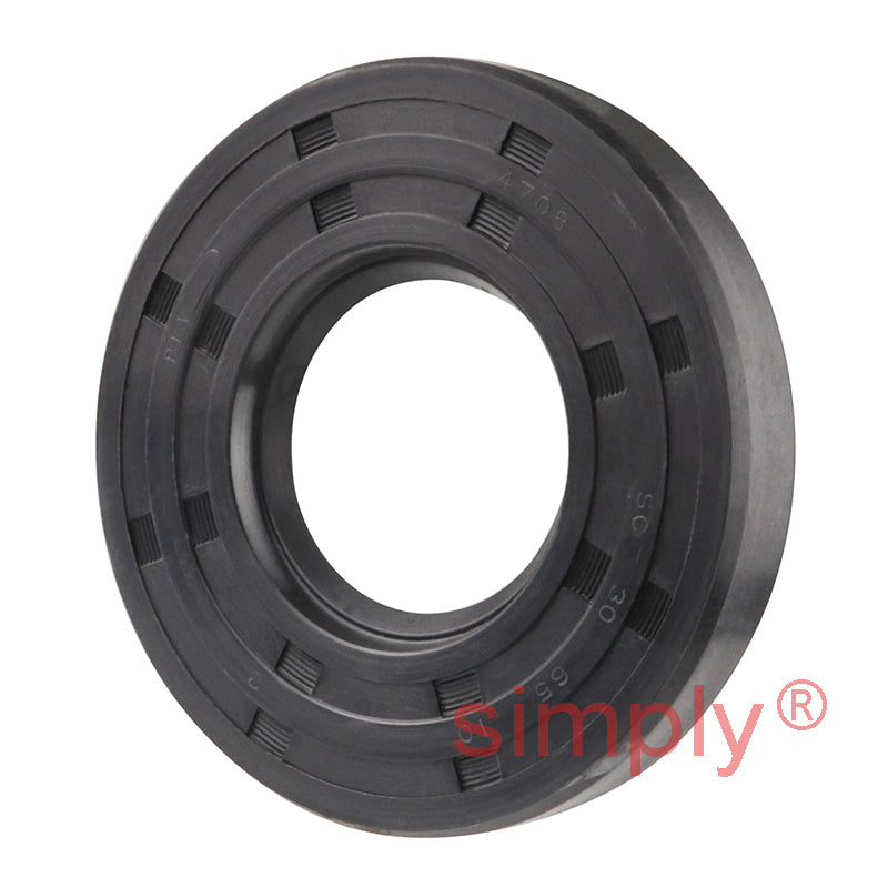 30x65x10mm Nitrile Rubber Single Lip Rotary Shaft Oil Seal with Garter Spring SC / R21