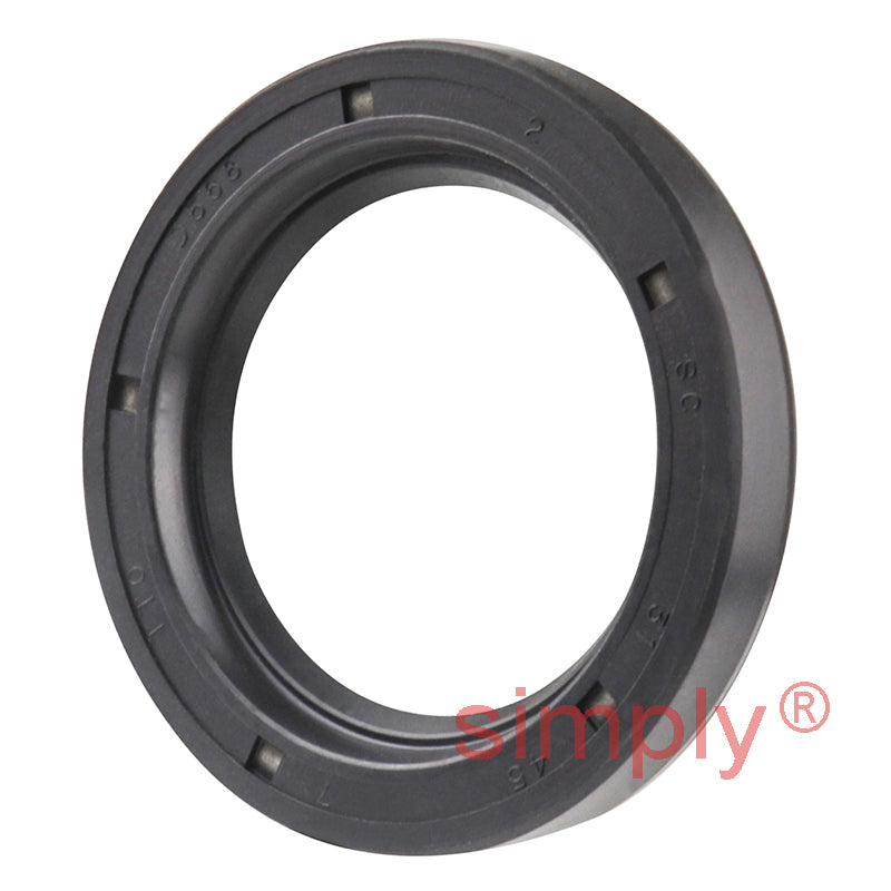 31x45x7mm Nitrile Rubber Single Lip Rotary Shaft Oil Seal with Garter Spring SC / R21