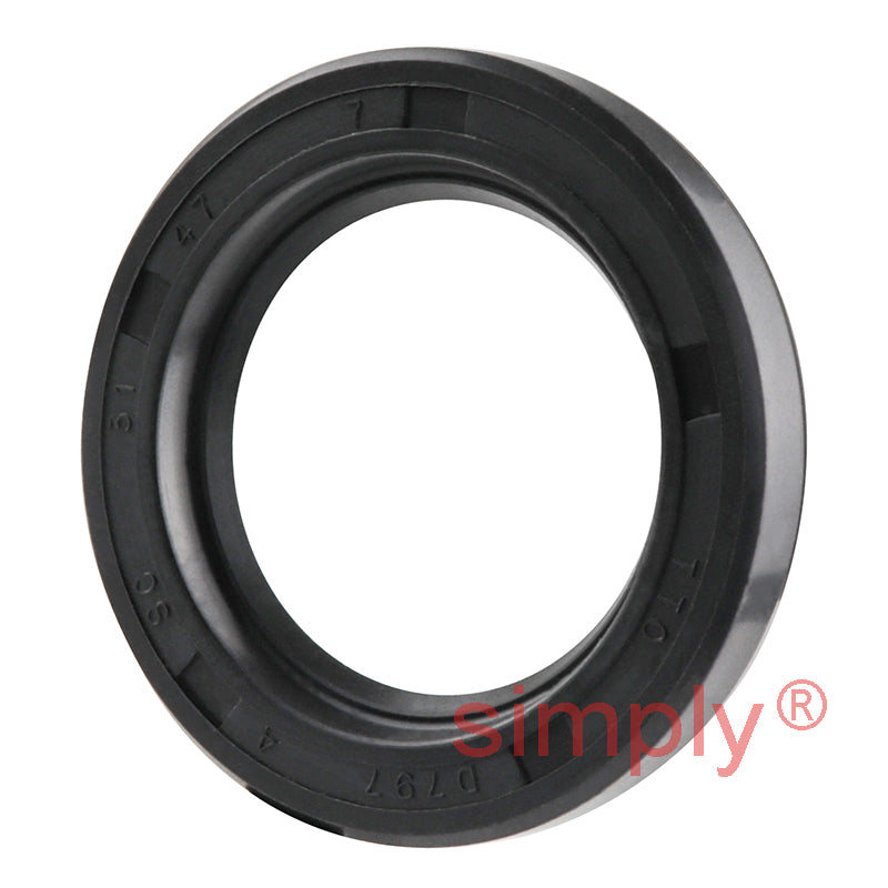 31x47x7mm Nitrile Rubber Single Lip Rotary Shaft Oil Seal with Garter Spring SC / R21