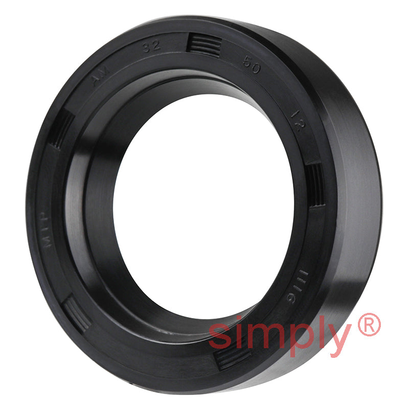 32x50x12mm Nitrile Rubber Single Lip Rotary Shaft Oil Seal with Garter Spring SC / R21