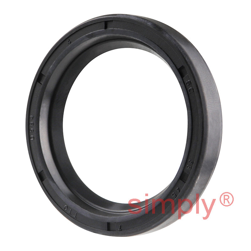 33x45x7mm Nitrile Rubber Single Lip Rotary Shaft Oil Seal with Garter Spring SC / R21