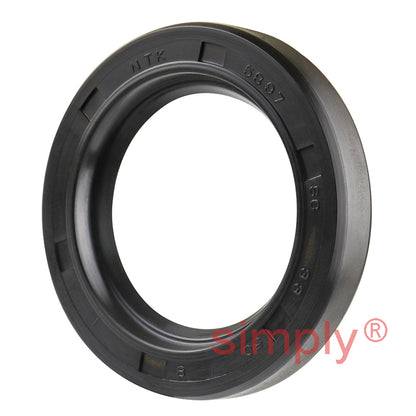 33x50x8mm Nitrile Rubber Single Lip Rotary Shaft Oil Seal with Garter Spring SC / R21