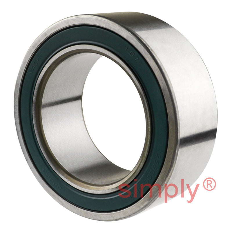 Major Brand 35BG05S16G2DL Rubber Sealed Air Conditioner Double Row Deep Groove Ball Bearing 35x55x20mm