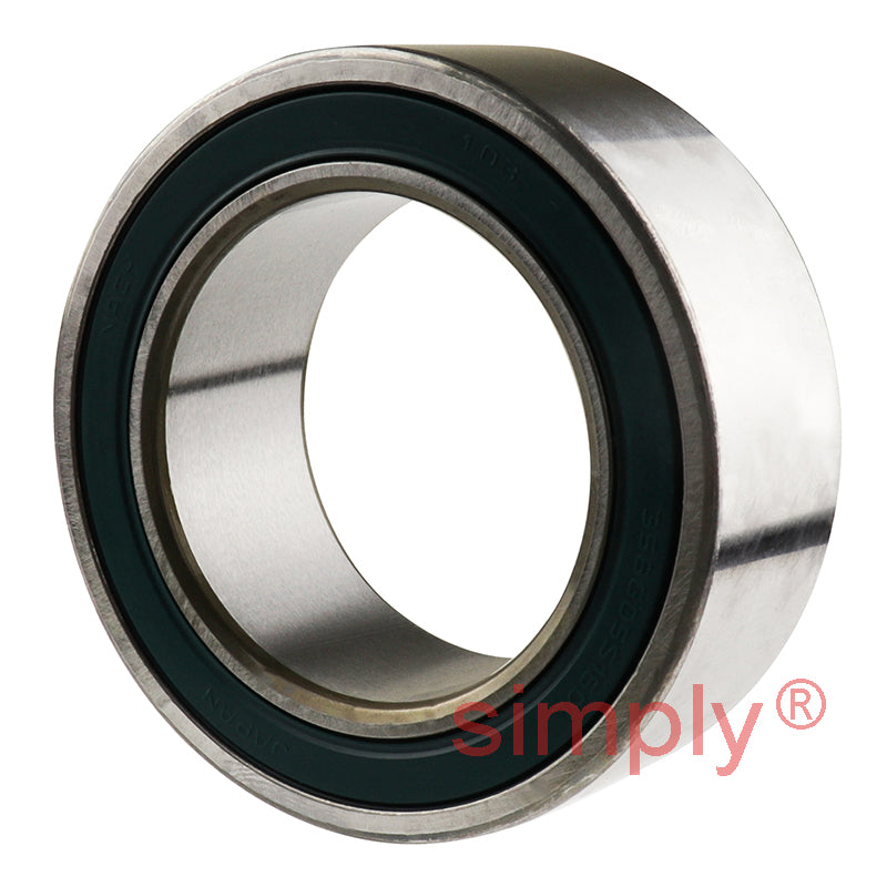 Major Brand 35BG05S16G2DL Rubber Sealed Air Conditioner Double Row Deep Groove Ball Bearing 35x55x20mm