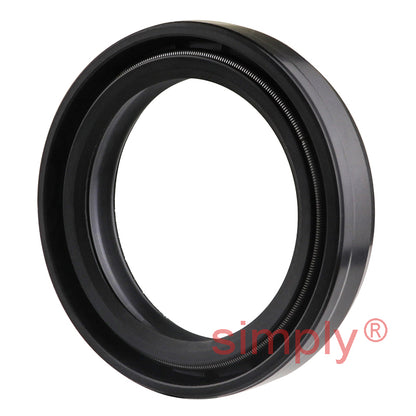 35x47x10DC4 Metric Fork and Damper Nitrile Rubber Oil Seal with 2 Opposite Facing Individually Sprung Sealing Lips and Raised Outer Sealing Band on Outside Diameter